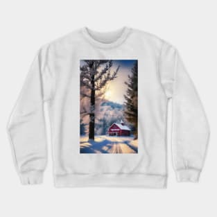 Winter On The Farm Crewneck Sweatshirt